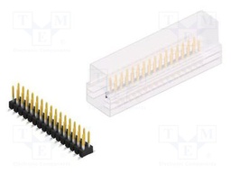 Connector: pin strips; pin header; male; PIN: 32; 2.54mm; SMT; 2x16
