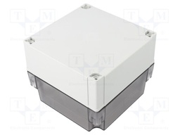 Enclosure: multipurpose; X: 130mm; Y: 130mm; Z: 100mm; MNX; grey; IK08
