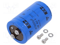 Capacitor: electrolytic; 47mF; 40VDC; Ø50x80mm; ±20%; -40÷85°C
