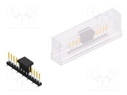 Connector: pin strips; pin header; male; PIN: 13; 2mm; SMT; 1x13