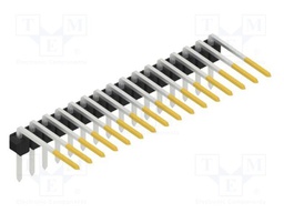 Connector: pin strips; pin header; male; PIN: 16; 2.54mm; THT; 1x16