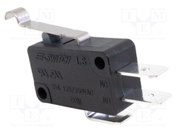 Microswitch SNAP ACTION; 25A/250VAC; SPDT; Rcont max: 100mΩ; IP40