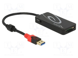 Hub USB; memory card reader,USB A socket x3,USB A plug; PnP