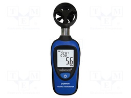 Thermoanemometer; LCD 3 digits; -30÷60°C; 175x55x38mm