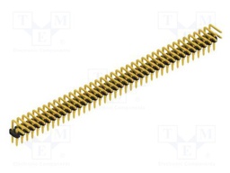 Connector: pin strips; pin header; male; PIN: 78; 2mm; THT; 2x39