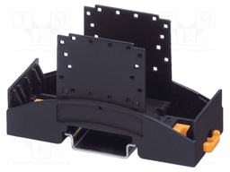 Enclosure base; with terminals; black; UL94V-0; BC 35,6; X: 48.9mm