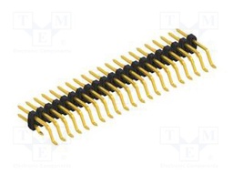 Connector: pin strips; pin header; male; PIN: 42; 2mm; SMT; 2x21