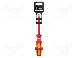 Screwdriver; insulated; PlusMinus cross PZ-type; SL/PZ2; 1kVAC