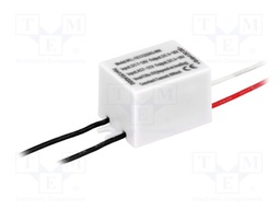 Power supply: linear; LED; 3÷18V; 600mA; 7÷21VAC; 7÷24VDC; IP65