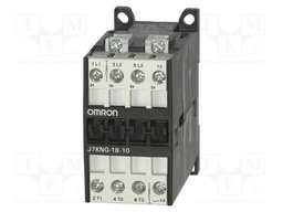 Contactor: 3-pole; NO x3; 24VDC; 18A; for DIN rail mounting; J7KN