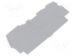 End plate; grey; 2102