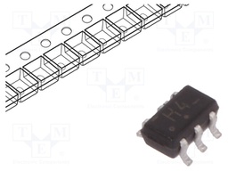IC: digital; inverter; Channels: 2; SMD; SO6; Series: HC; 2÷6VDC