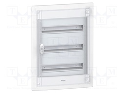 Enclosure: for modular components; IP40; plaster embedded; IK09