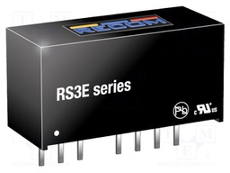 Converter: DC/DC; 3W; Uin: 36÷72V; Uout: 3.3VDC; Iout: 600mA; SIP8