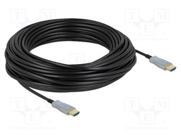 Cable; HDMI plug,both sides; HDMI 2.0,High Speed,optical; black