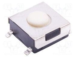 TACTILE SW, SPST, 0.05A, 12VDC, SOLDER