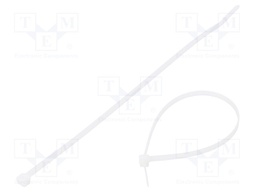 Cable tie; L: 203mm; W: 3.6mm; polyamide; 178N; natural; Ømax: 51mm