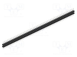 Connector: pin strips; pin header; male; PIN: 50; 2mm; THT; 1x50