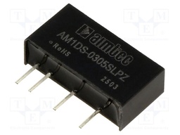 Converter: DC/DC; 1W; Uin: 2.97÷3.63V; Uout: 5VDC; Iout: 200mA; SIP7