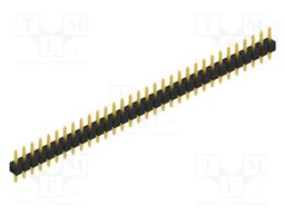 Connector: pin strips; pin header; male; PIN: 32; 2.54mm; THT; 1x32