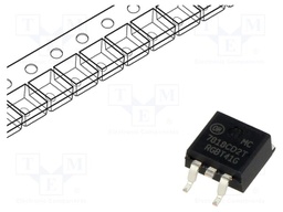Linear Voltage Regulator, 7818, Fixed, 35V In, 18V And 1A Out, TO-263-3