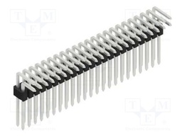 Connector: pin strips; pin header; male; PIN: 46; 1.27mm; THT; 2x23