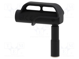 Adapter; 4A; black; Tip diameter: 10mm; Socket size: 4mm; MGP