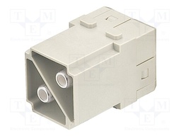 Han 100A axial module, male 6-10 mm?
