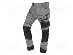 Dungarees; Size: XS; grey; DENIM; 400g/m2