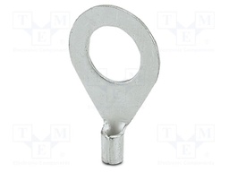 Non-insulated; Body: silver; Tip: ring