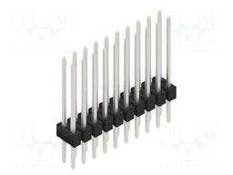 Connector: pin strips; pin header; male; PIN: 20; 2.54mm; THT; 2x10