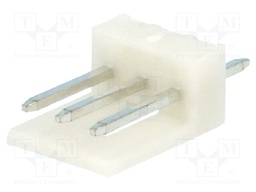 Socket; wire-board; male; EI; 2.5mm; PIN: 3; THT; 3.5A; tinned