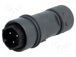 Connector: circular; plug; male; PIN: 3; Buccaneer 6000; for cable