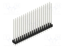 Connector: pin strips; pin header; male; PIN: 38; 2.54mm; THT; 2x19