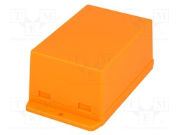 Enclosure: multipurpose; X: 70.6mm; Y: 105mm; Z: 50.5mm; ABS; orange