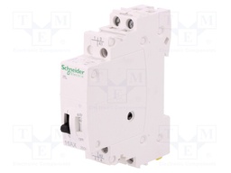 Relay: installation; bistable; NO x2; Ucoil: 24VAC; Ucoil: 12VDC