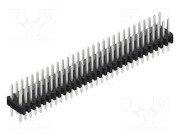 Connector: pin strips; pin header; male; PIN: 60; 1.27mm; THT; 2x30