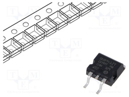 Transistor: NPN; bipolar; Darlington; 350V; 15A; 150W; D2PAK