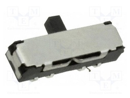 Switch: slide; Pos: 3; DP3T; 0.3A/6VDC; ON-ON-ON; Mounting: SMT