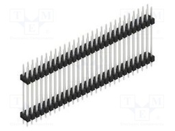 Connector: pin strips; pin header; male; PIN: 56; 2.54mm; THT; 2x28
