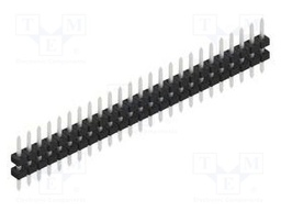 Connector: pin strips; pin header; male; PIN: 25; 2mm; THT; 1x25