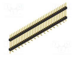 Connector: pin strips; pin header; male; PIN: 36; 2.54mm; SMT; 1x36