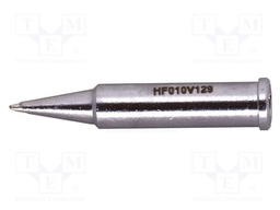 Soldering Tip, Hoof/Concave/60° Bevel, 1 x 12 mm, Soldering Station