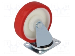Transport wheel; Ø: 125mm; W: 30mm; H: 156mm; torsional; 150kg