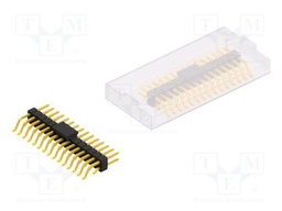 Connector: pin strips; pin header; male; PIN: 30; 2.54mm; SMT; 2x15