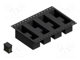 Connector: pin strips; pin header; male; PIN: 8; 2.54mm; SMT; 2x4