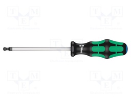 Screwdriver; Allen hex key,spherical; HEX 1/4"