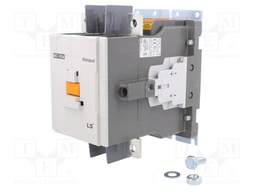 Contactor: 3-pole; NO x3; Auxiliary contacts: NO x2 + NC x2; 185A