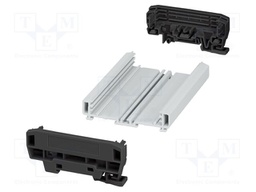Enclosure: for DIN rail mounting; Y: 92.3mm; X: 123.8mm; Z: 39.45mm