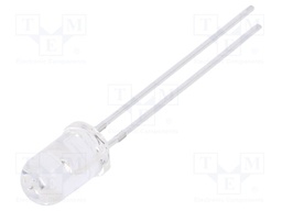 IR transmitter; 5mm; 875nm; transparent; 65mW; 12°; THT